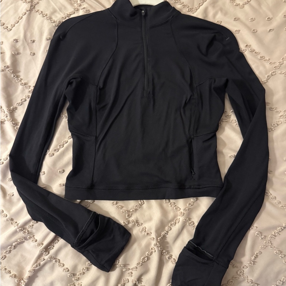 Lululemon Rulu Cropped Half Zip